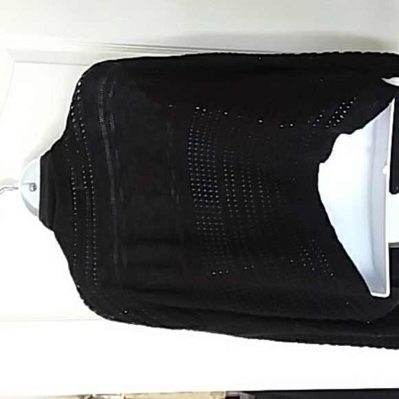 Vero moda black shawl collar open cardigan - Picture 3 of 6